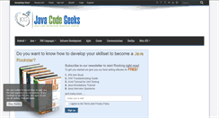 Desktop Screenshot of javacodegeeks.com