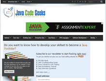 Tablet Screenshot of examples.javacodegeeks.com